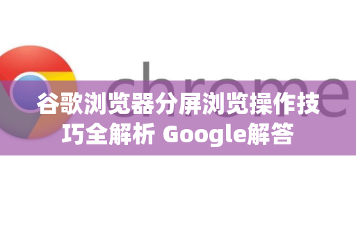 谷歌浏览器分屏浏览操作技巧全解析 Google解答