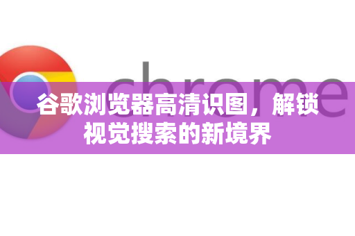 谷歌浏览器高清识图,解锁视觉搜索的新境界-第1张图片-谷歌浏览器中文|Google2026官网最新版 谷歌浏览器高清识图,解锁视觉搜索的新境界-第1张图片-谷歌浏览器中文|Google2026官网最新版