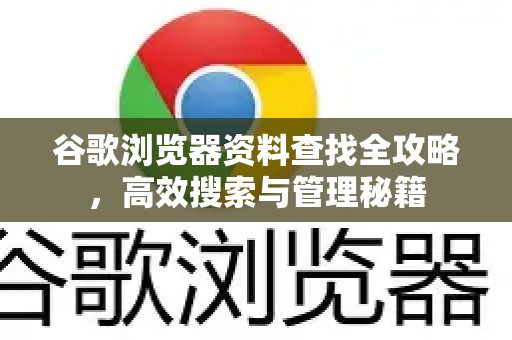 谷歌浏览器资料查找全攻略，高效搜索与管理秘籍