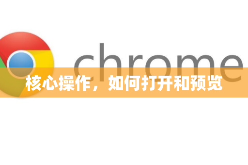 核心操作，如何打开和预览