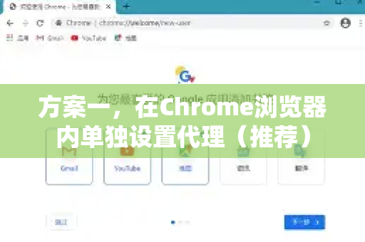 方案一，在Chrome浏览器内单独设置代理（推荐）-第1张图片-谷歌浏览器中文|Google2026官网最新版